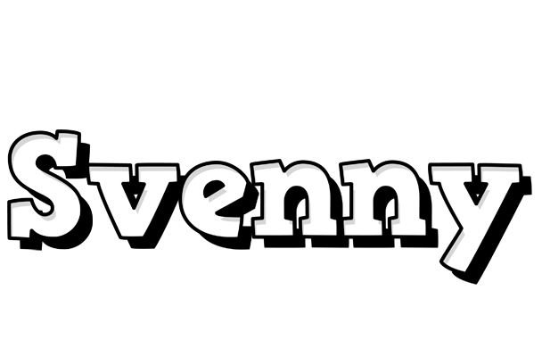 Svenny snowing logo