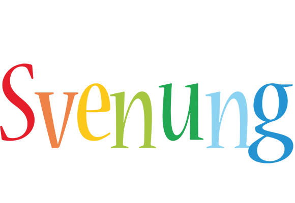 Svenung birthday logo