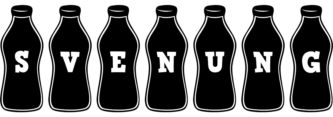 Svenung bottle logo