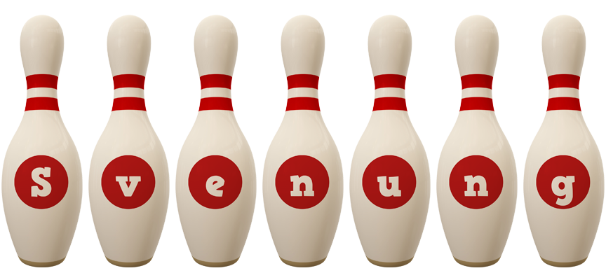 Svenung bowling-pin logo