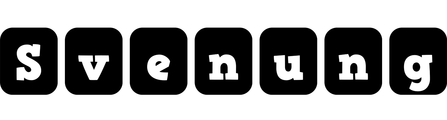 Svenung box logo