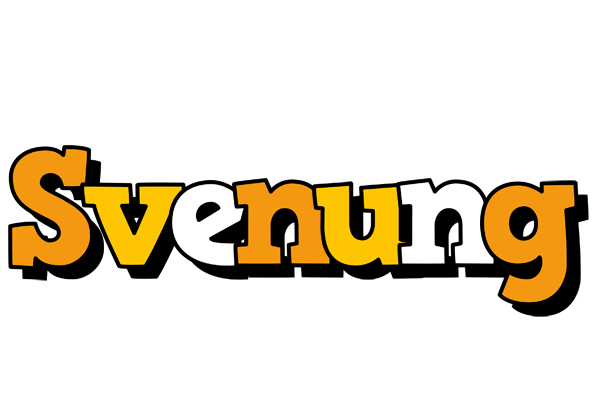 Svenung cartoon logo