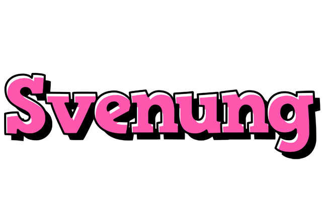Svenung girlish logo