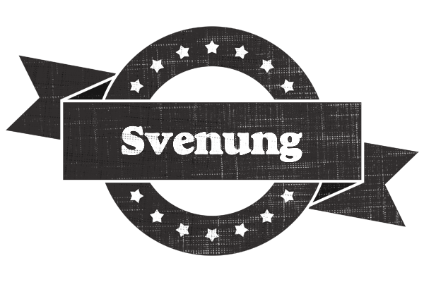 Svenung grunge logo