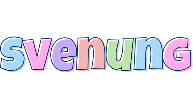 Svenung pastel logo