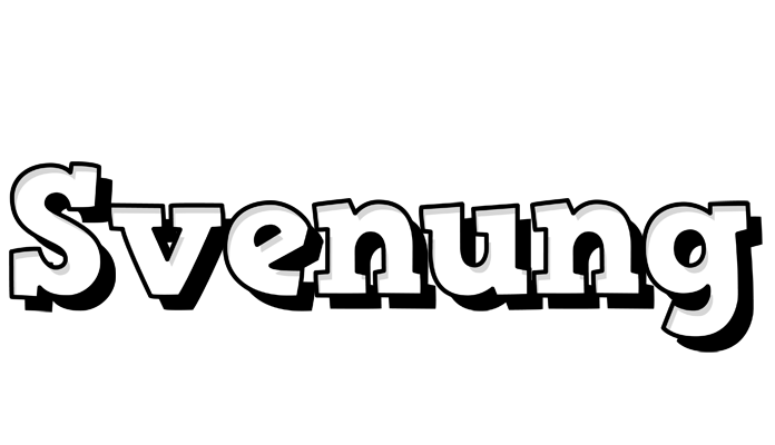 Svenung snowing logo