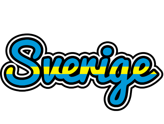 SVERIGE logo effect. Colorful text effects in various flavors. Customize your own text here: https://www.textgiraffe.com/logos/sweden/