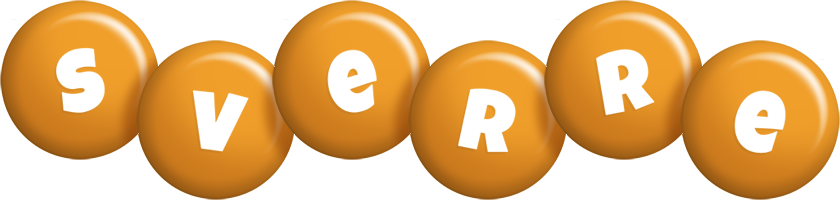 Sverre candy-orange logo