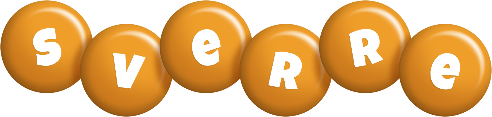Sverre candy-orange logo