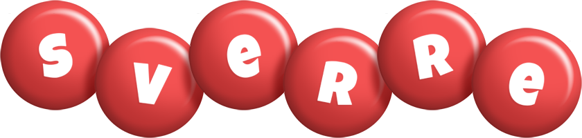 Sverre candy-red logo