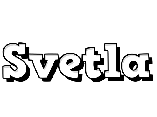 Svetla snowing logo