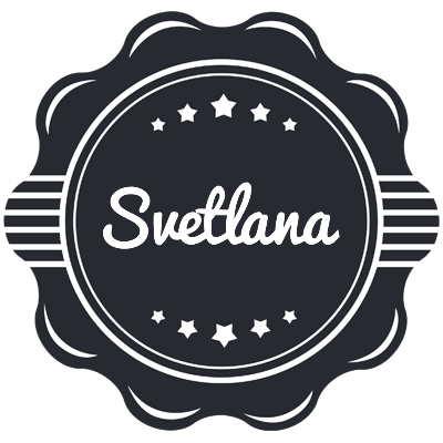 Svetlana badge logo