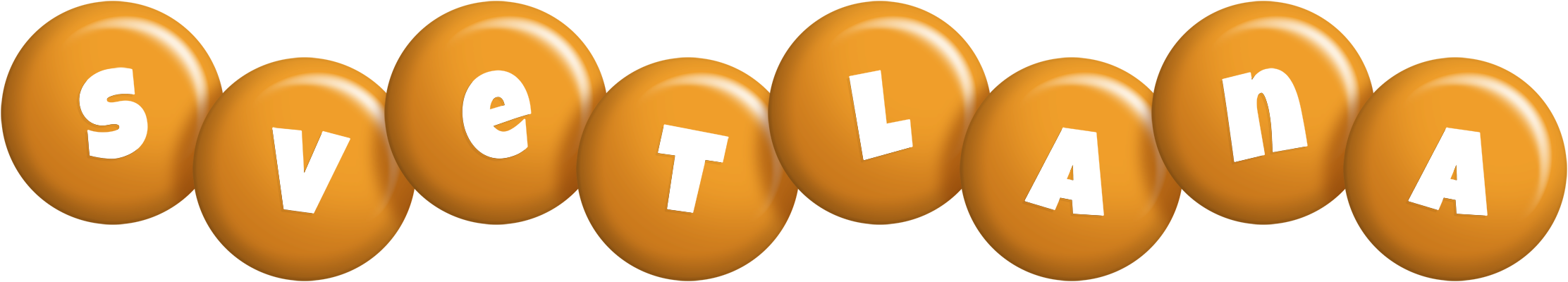 Svetlana candy-orange logo