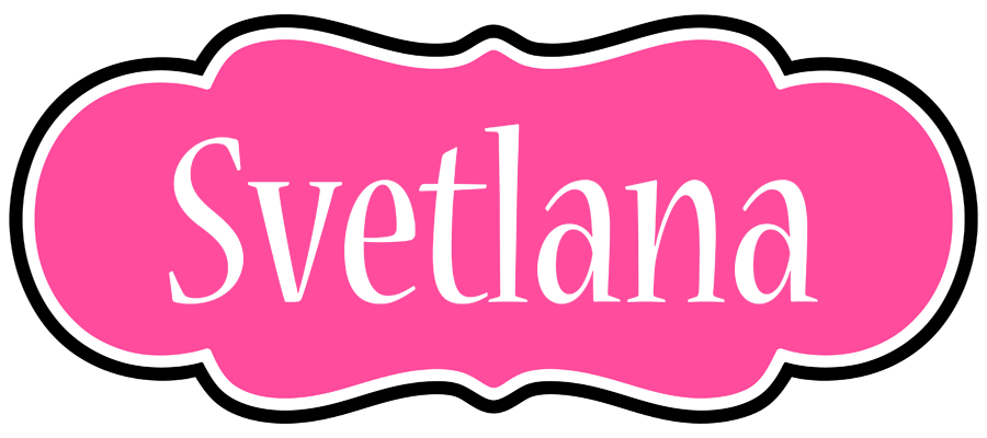 Svetlana invitation logo