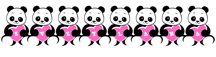 Svetlana love-panda logo