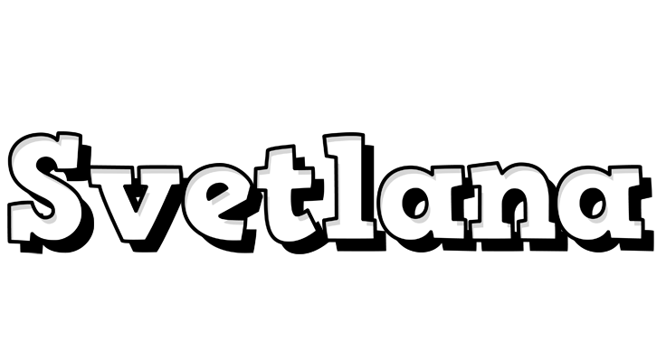 Svetlana snowing logo