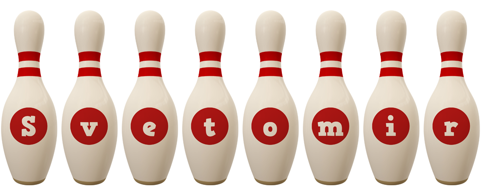 Svetomir bowling-pin logo