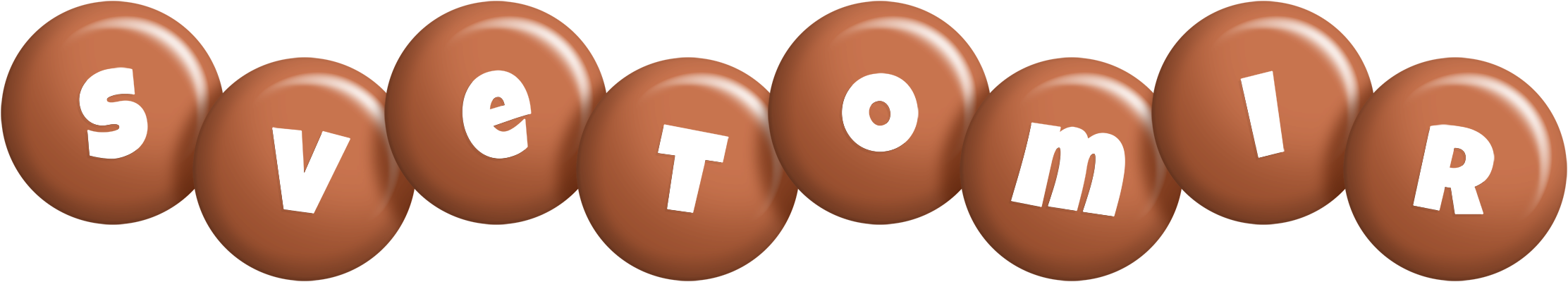 Svetomir candy-brown logo