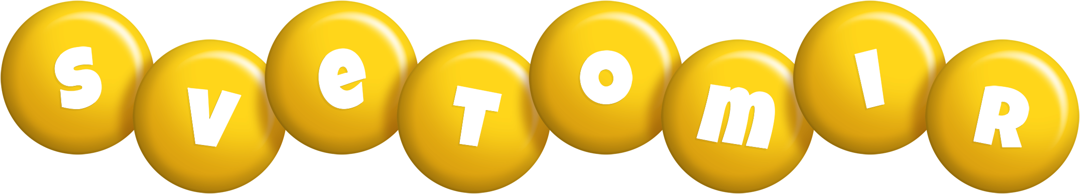 Svetomir candy-yellow logo
