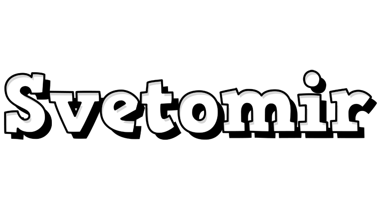Svetomir snowing logo