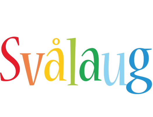 Svålaug birthday logo