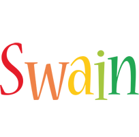 Swain birthday logo