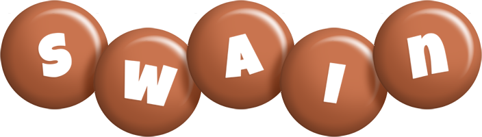 Swain candy-brown logo