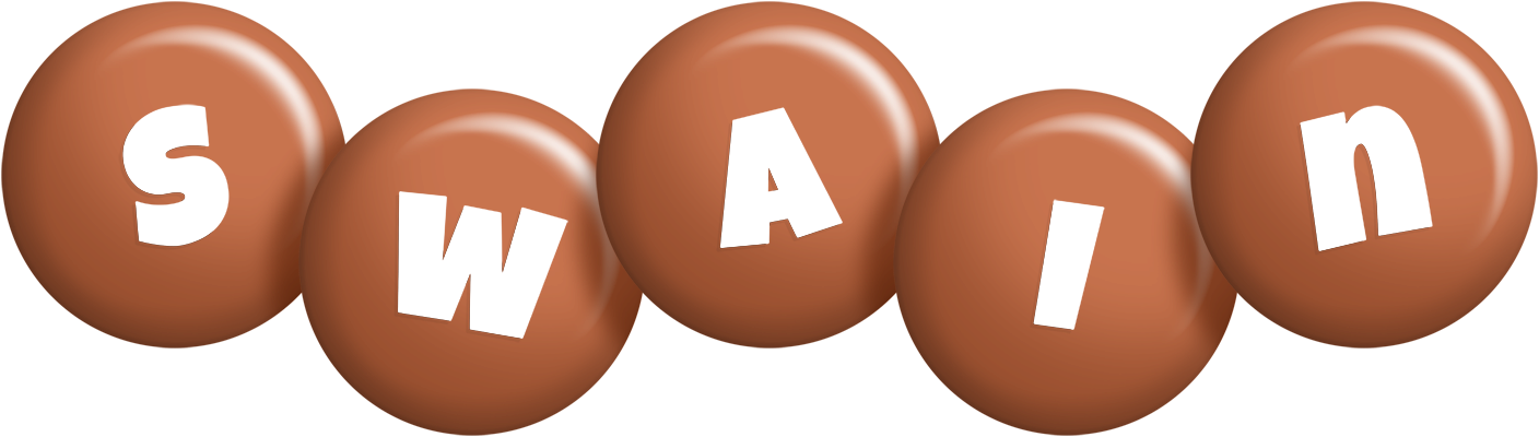 Swain candy-brown logo