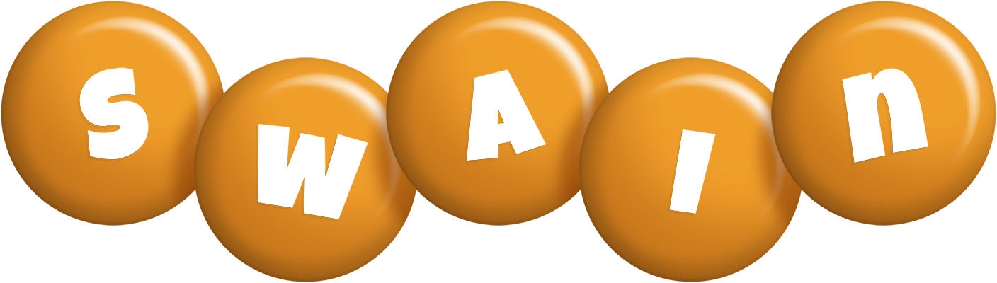 Swain candy-orange logo