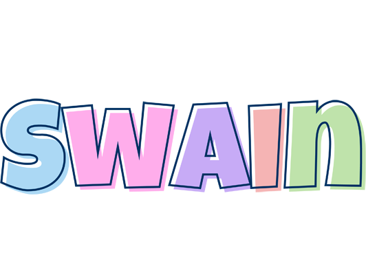 Swain pastel logo