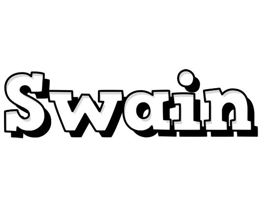 Swain snowing logo