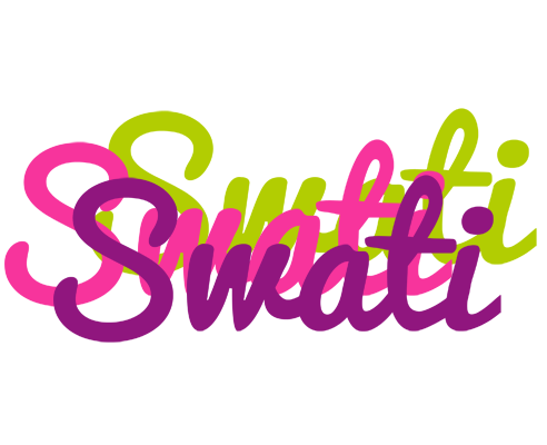 Swati flowers logo