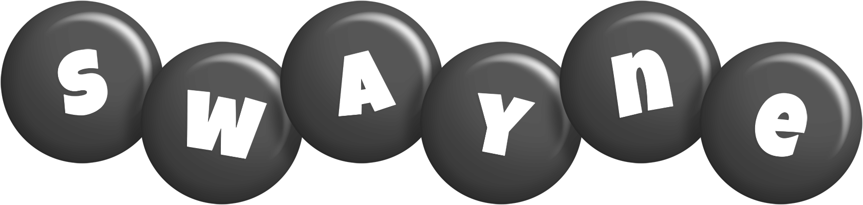 Swayne candy-black logo