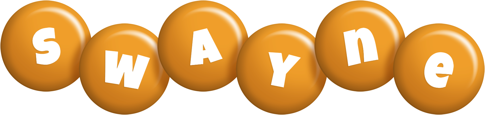 Swayne candy-orange logo