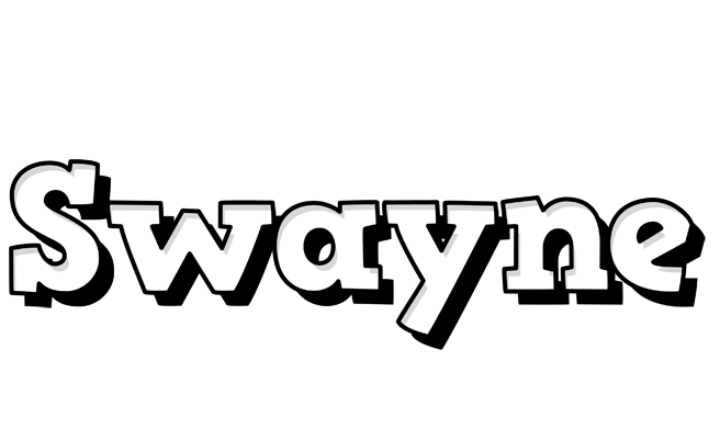 Swayne snowing logo
