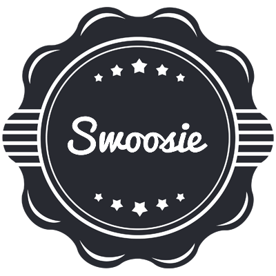 Swoosie badge logo