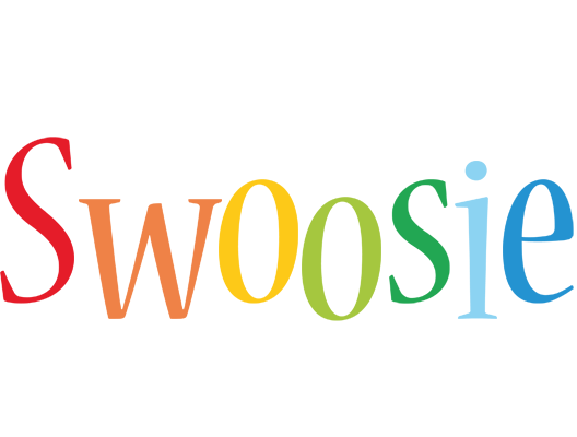 Swoosie birthday logo