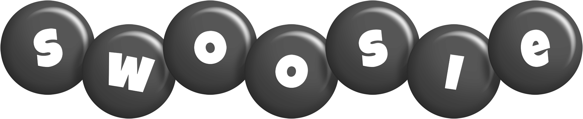 Swoosie candy-black logo