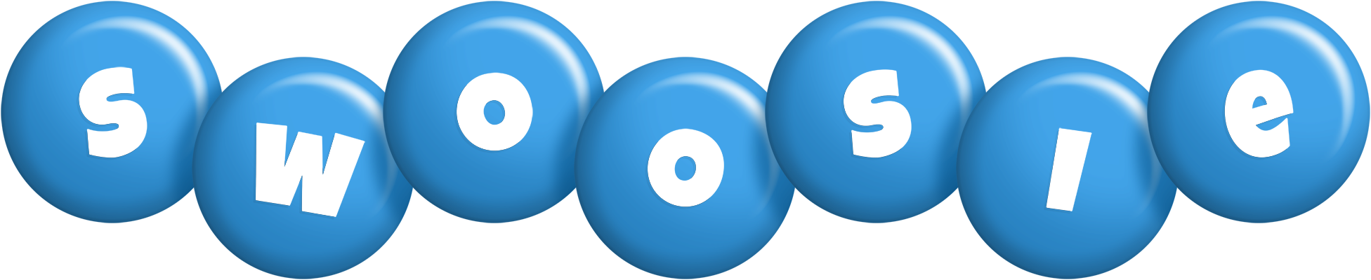 Swoosie candy-blue logo