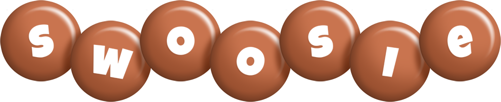 Swoosie candy-brown logo