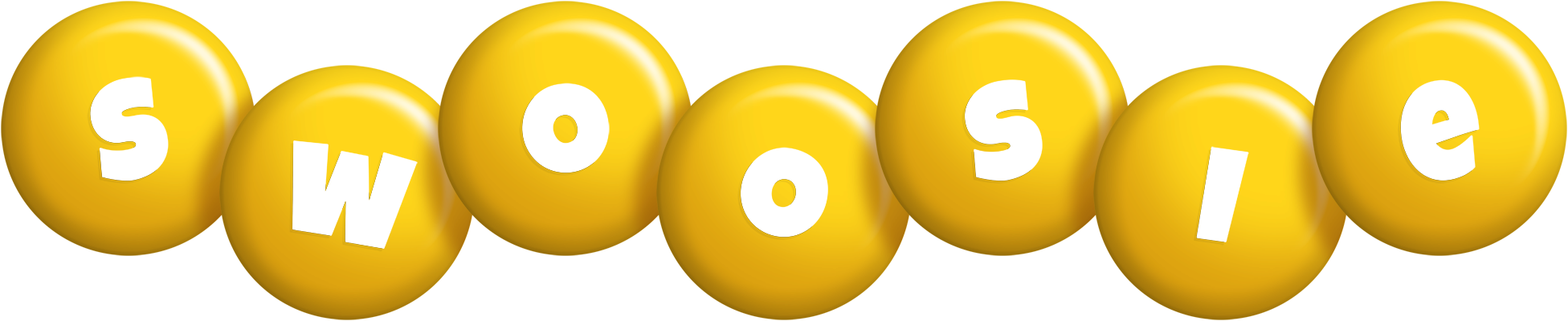 Swoosie candy-yellow logo