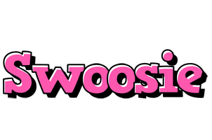 Swoosie girlish logo