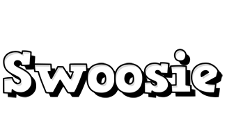 Swoosie snowing logo