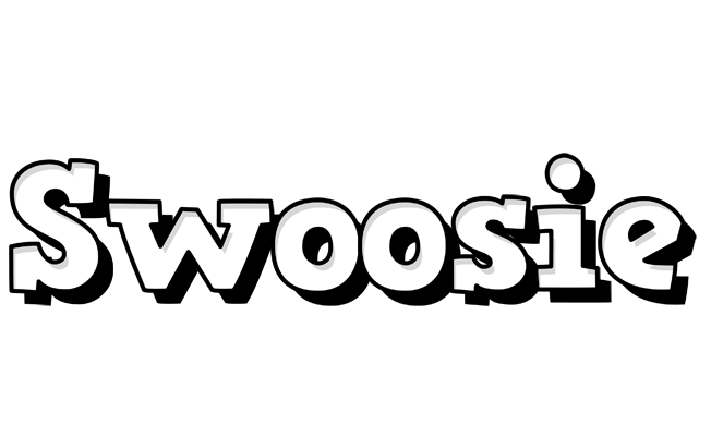 Swoosie snowing logo