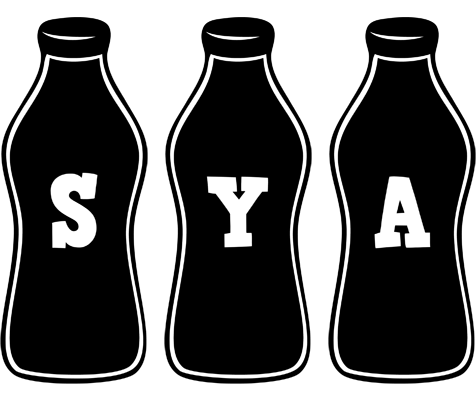 Sya bottle logo