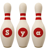 Sya bowling-pin logo