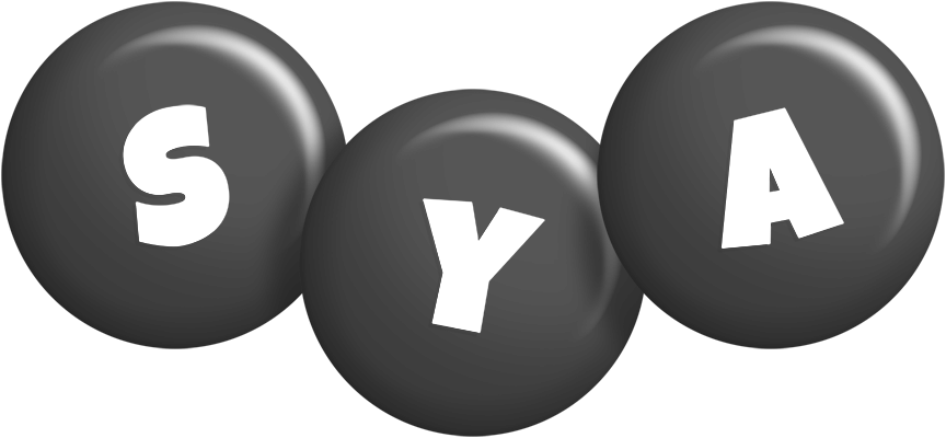 Sya candy-black logo