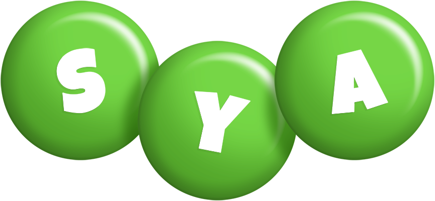 Sya candy-green logo