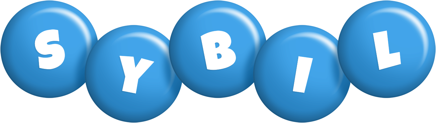 Sybil candy-blue logo