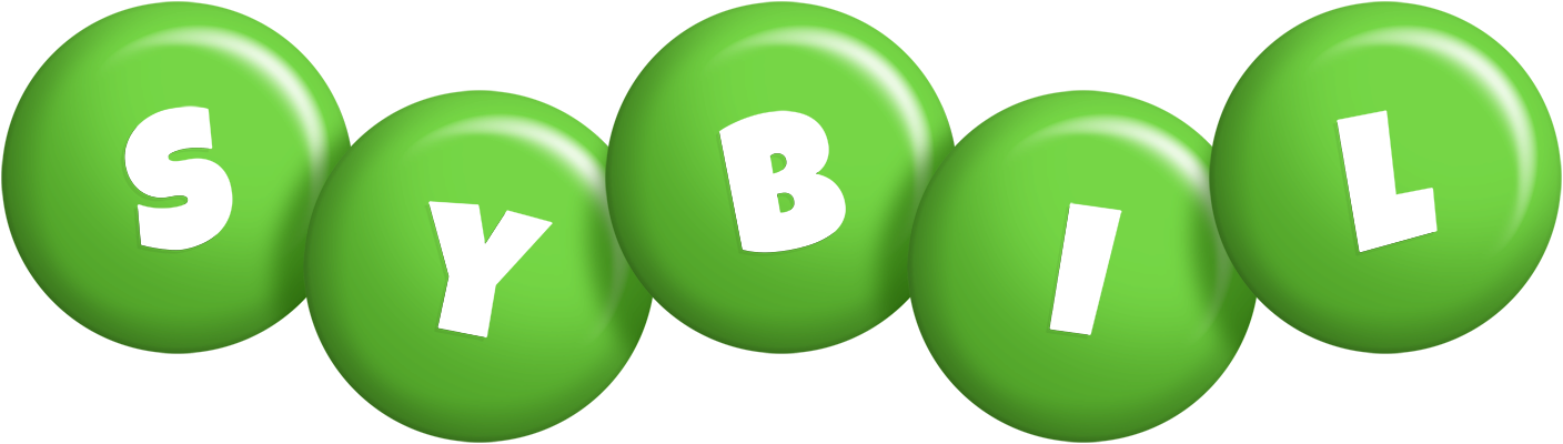 Sybil candy-green logo